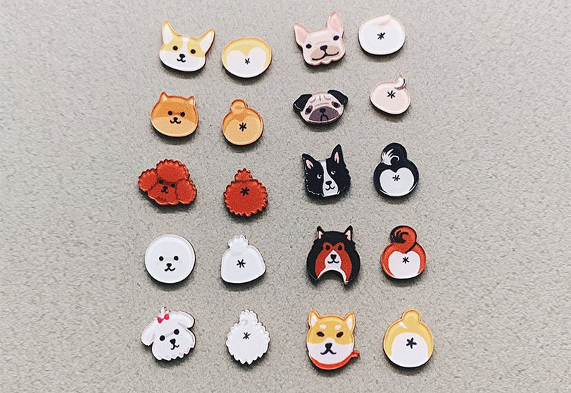  日日野餐 狗狗別針 系列